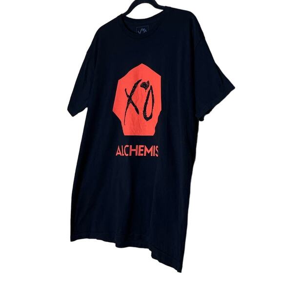 The Weeknd XO, Alchemist T-shirt, Black, Red  Graphic Tee - Picture 3 of 8